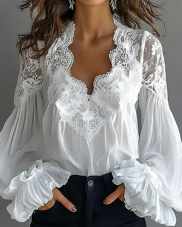 Carmen™ | Blusa encaje floral