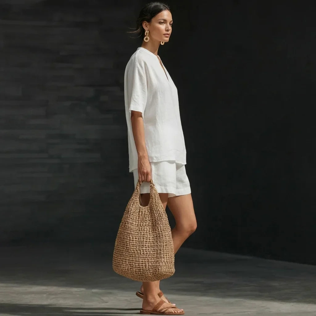 Marta™ | Conjunto lino dos piezas