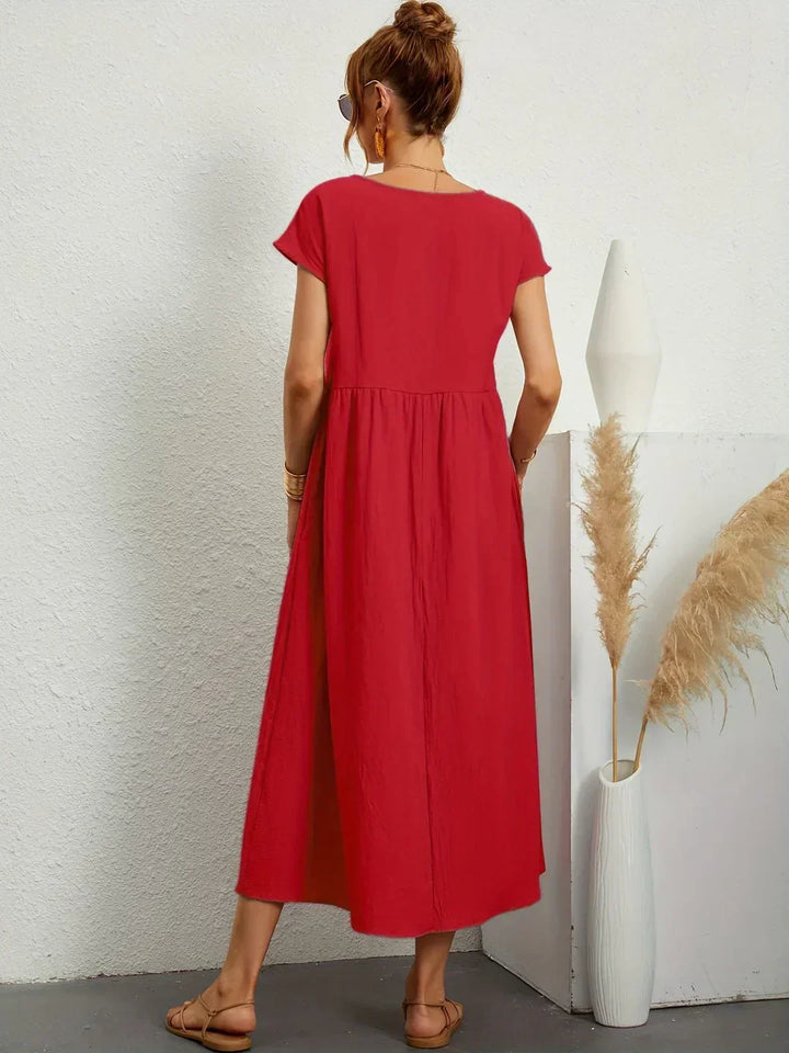 Alicia™ | Vestido midi fluido elegante
