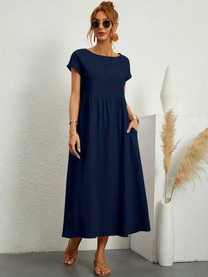 Alicia™ | Vestido midi fluido elegante