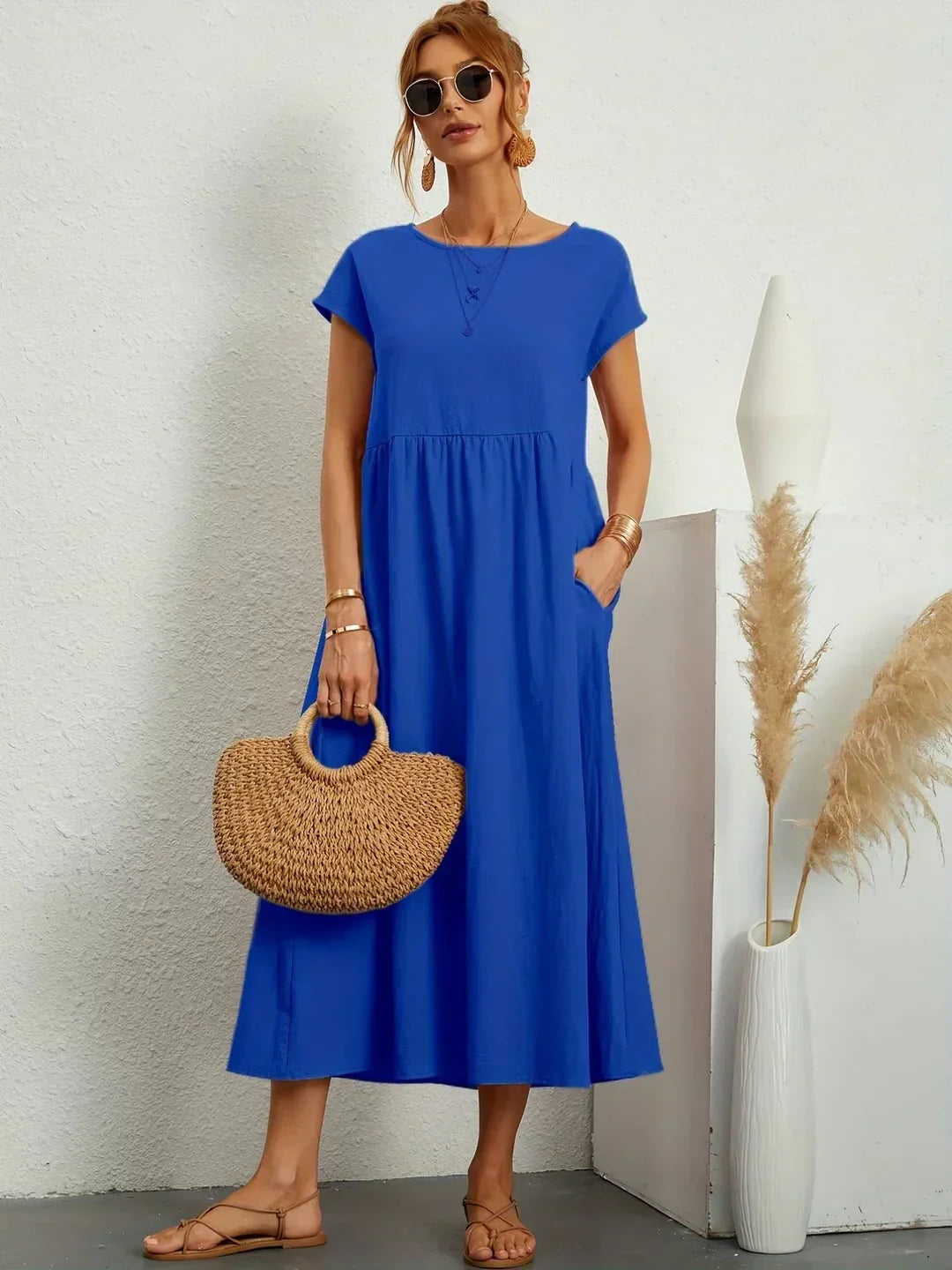 Alicia™ | Vestido midi fluido elegante