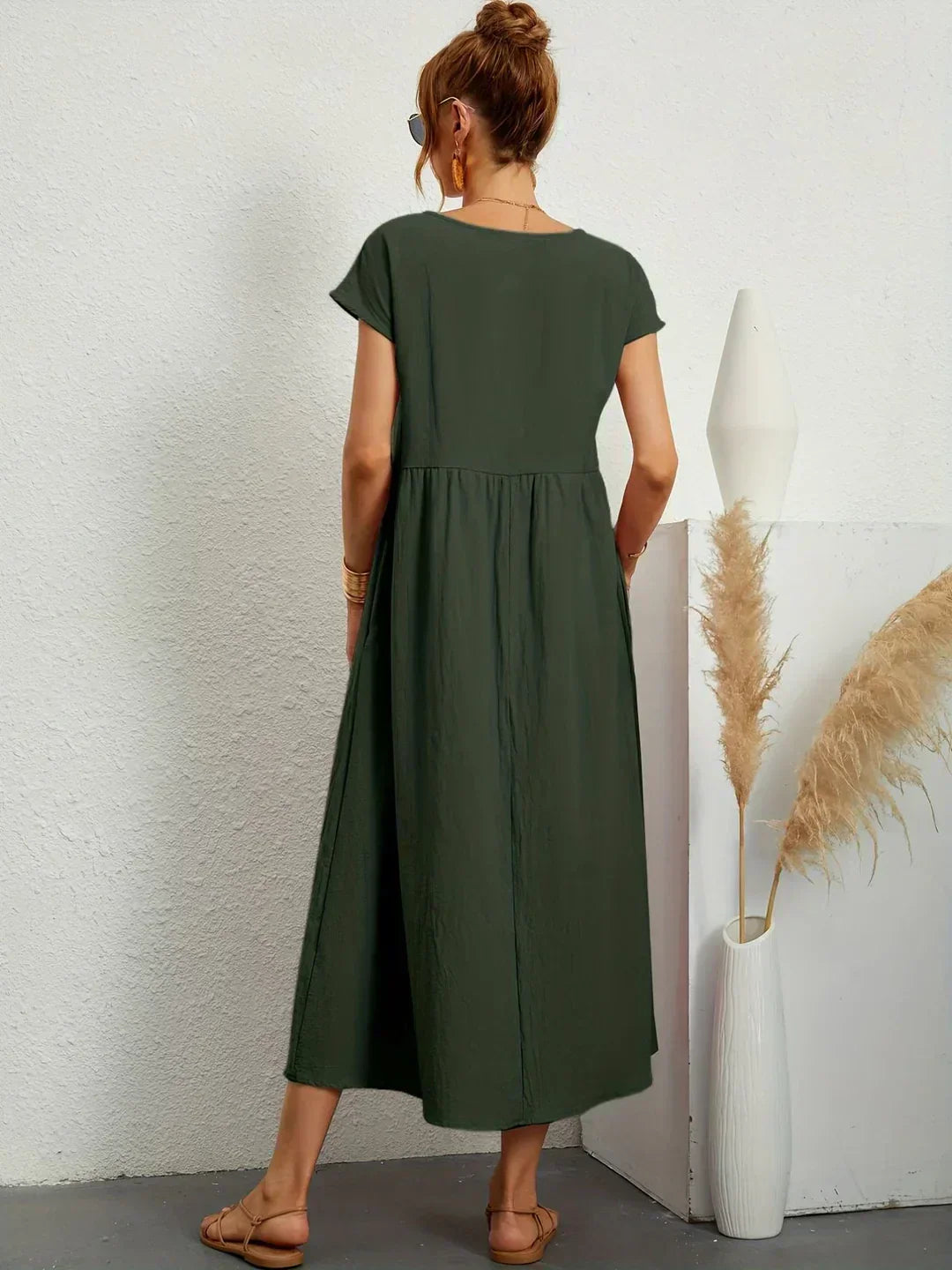 Alicia™ | Vestido midi fluido elegante