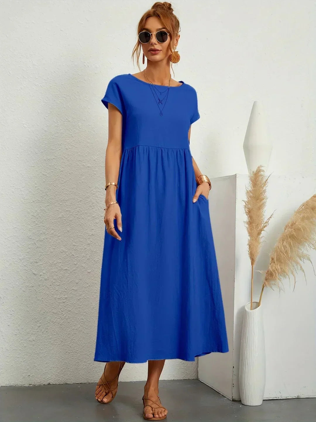 Alicia™ | Vestido midi fluido elegante