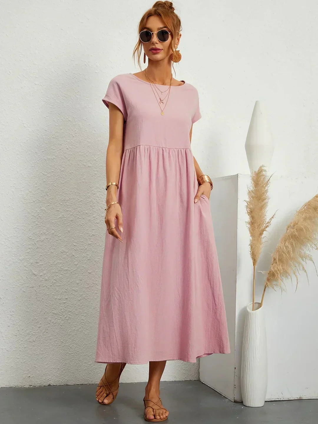 Alicia™ | Vestido midi fluido elegante
