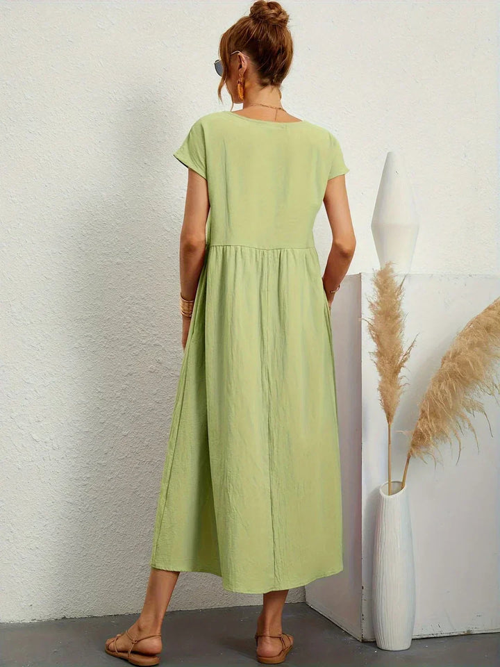 Alicia™ | Vestido midi fluido elegante