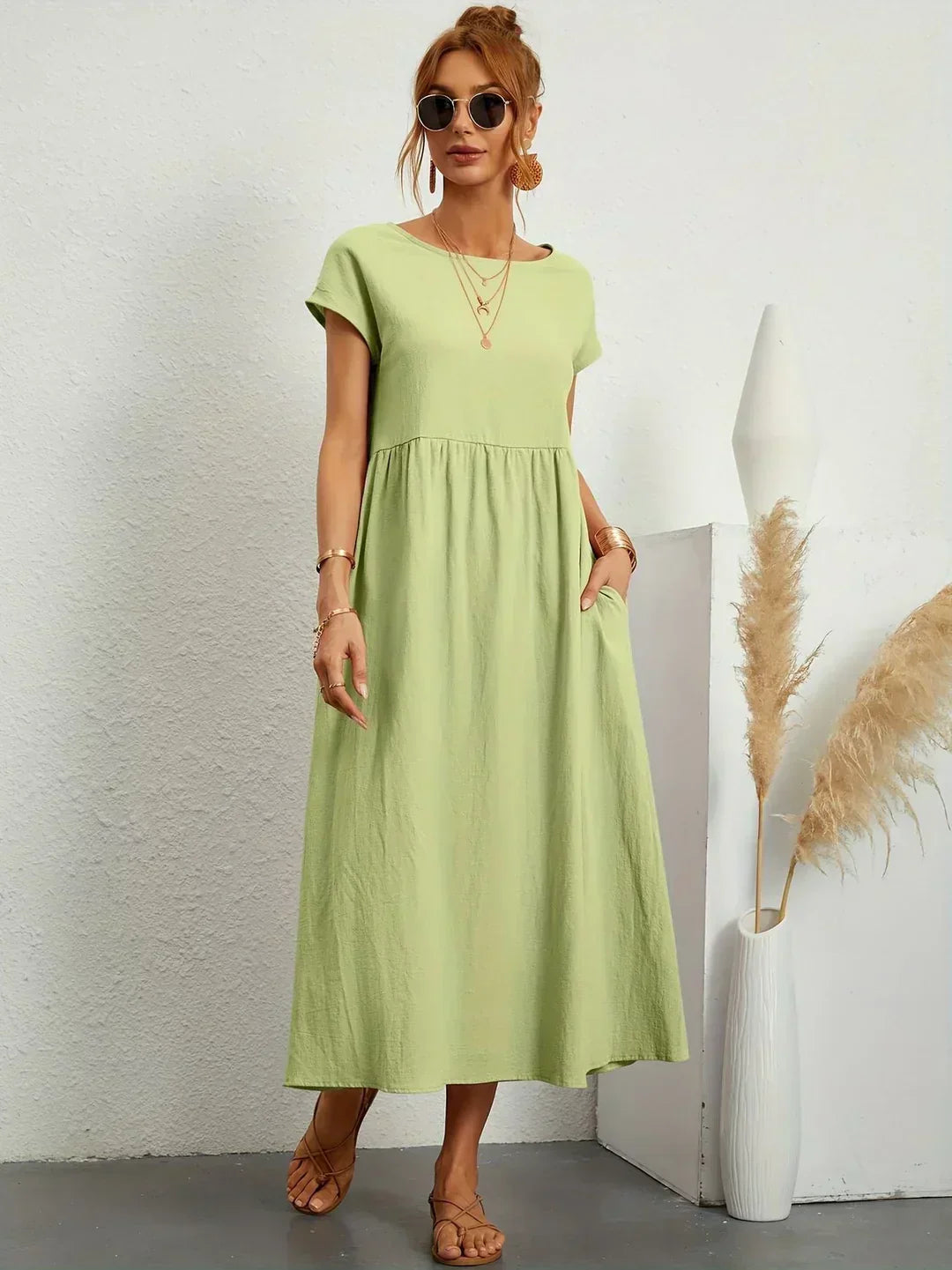 Alicia™ | Vestido midi fluido elegante