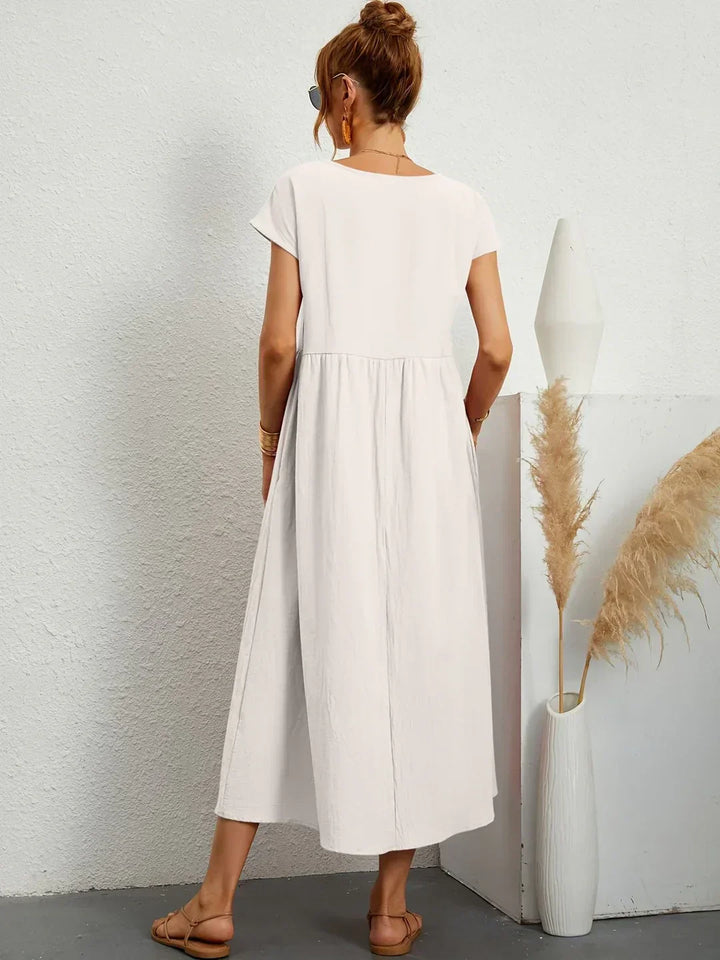 Alicia™ | Vestido midi fluido elegante