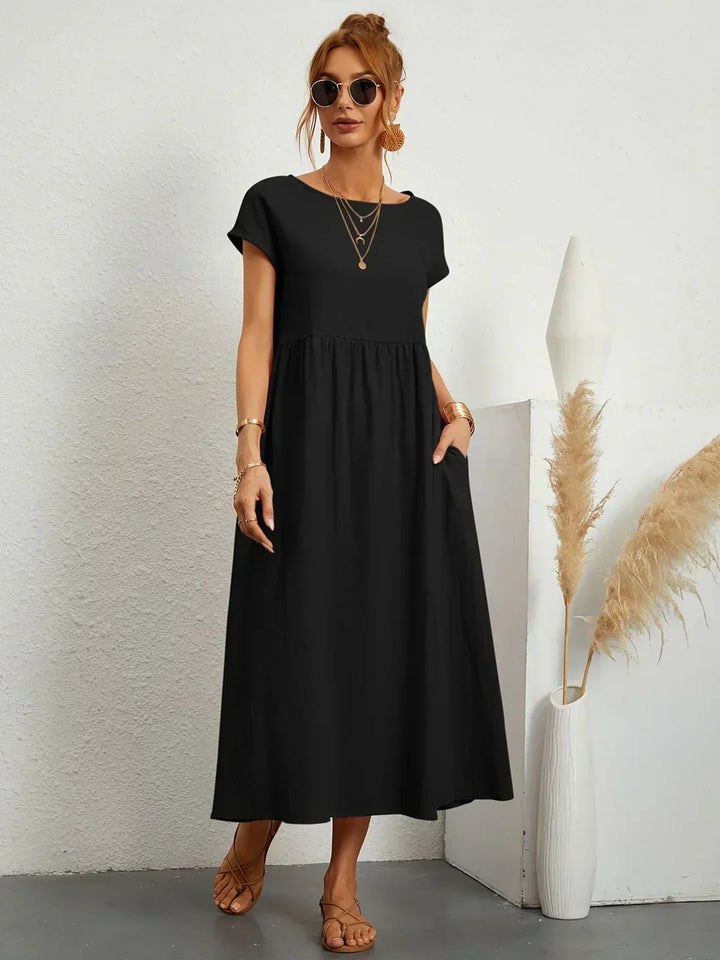 Alicia™ | Vestido midi fluido elegante