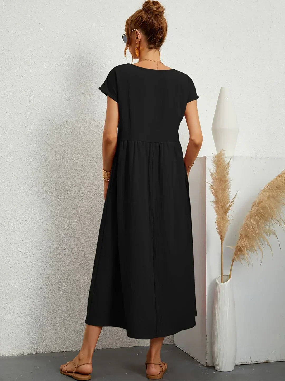 Alicia™ | Vestido midi fluido elegante