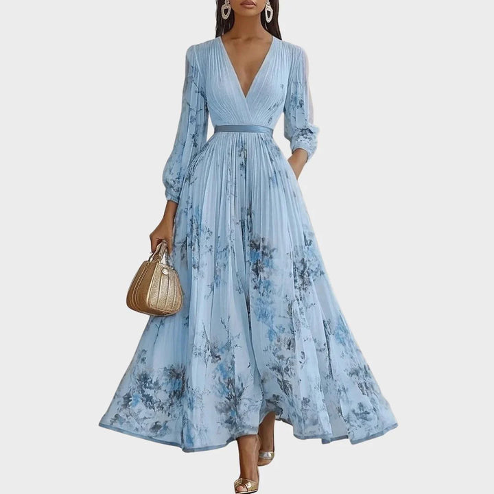 Beatriz™ | Vestido Maxi Plisado Elegante