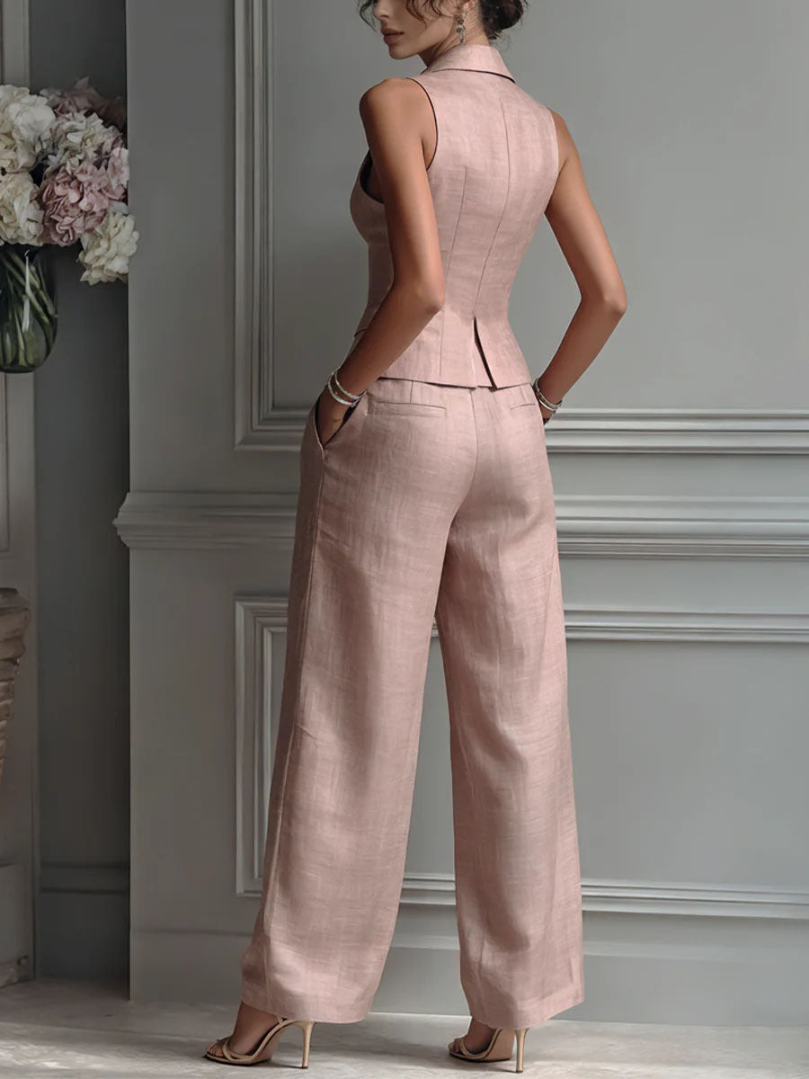 Carla™ | Conjunto escote V minimalista