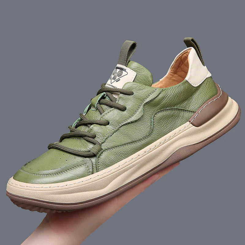 Laia™ | Zapatillas de piel sintética noble