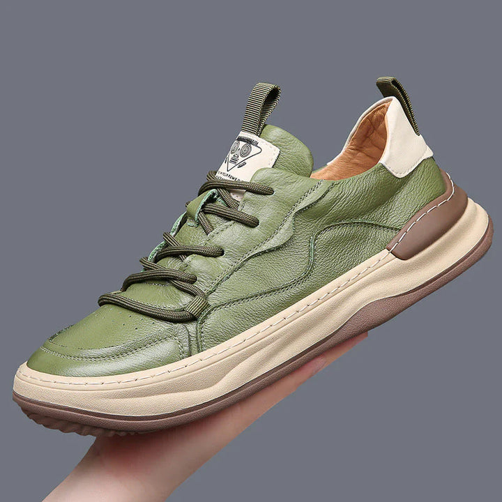 Laia™ | Zapatillas de piel sintética noble