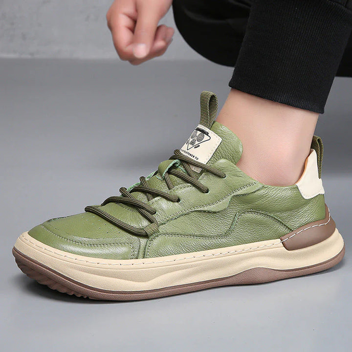 Laia™ | Zapatillas de piel sintética noble