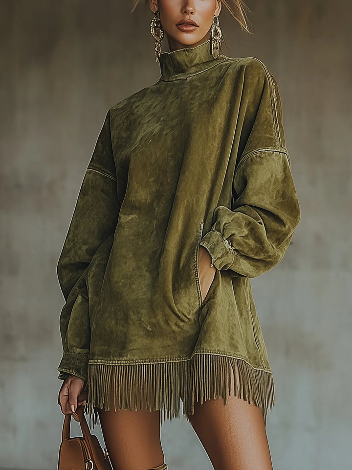 Teresa™ | Vestido con flecos sutiles