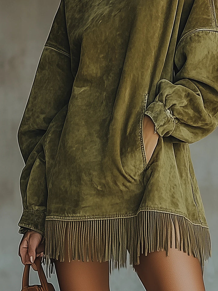 Teresa™ | Vestido con flecos sutiles