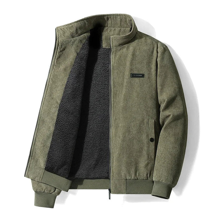 Celia™ | Chaqueta pana forrada borreguillo