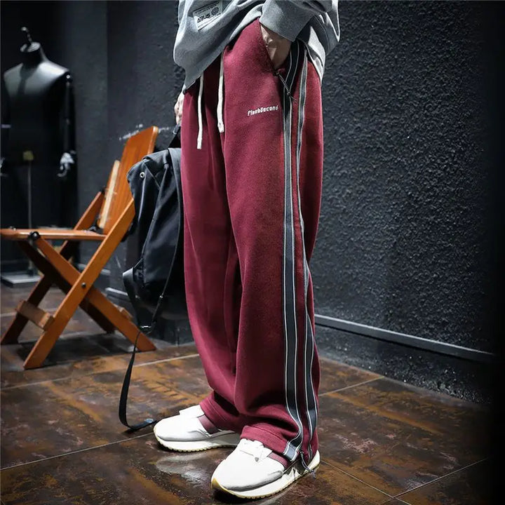Nuria™ | Pantalones anchos a rayas