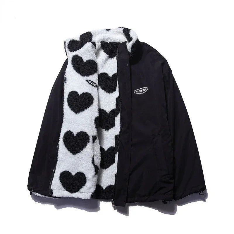 Diana™ | Chaqueta Reversible Corazones