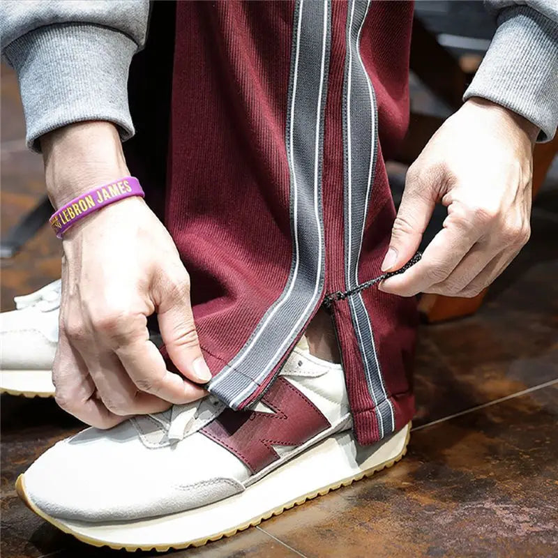 Nuria™ | Pantalones anchos a rayas