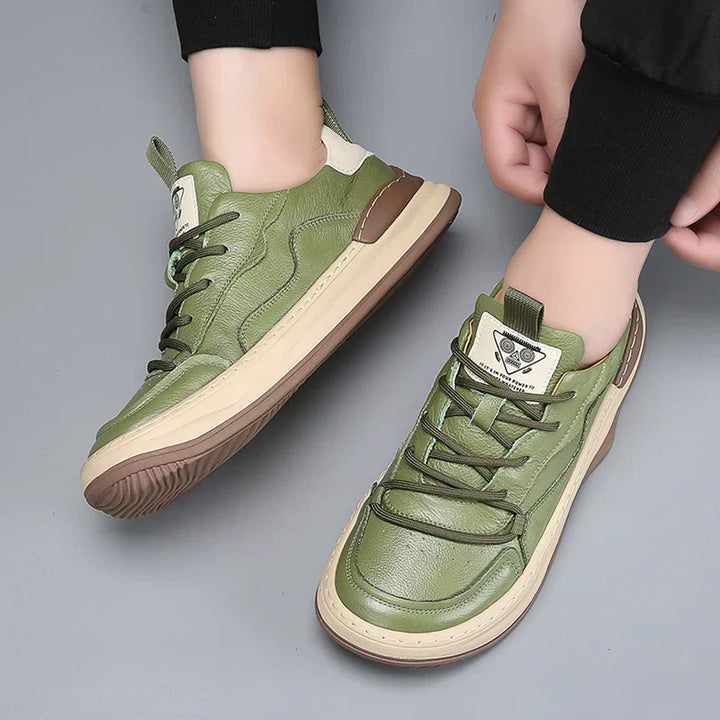 Laia™ | Zapatillas de piel sintética noble