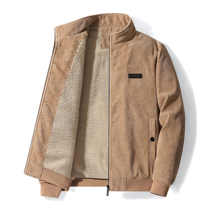 Celia™ | Chaqueta pana forrada borreguillo
