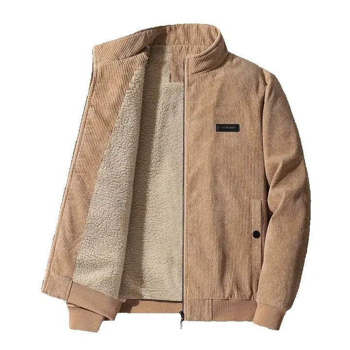 Celia™ | Chaqueta pana forrada borreguillo