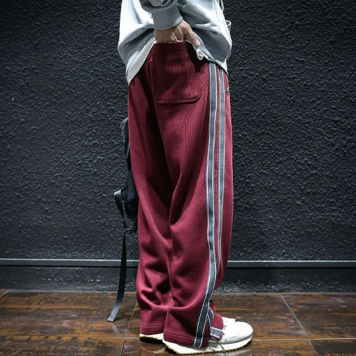 Nuria™ | Pantalones anchos a rayas