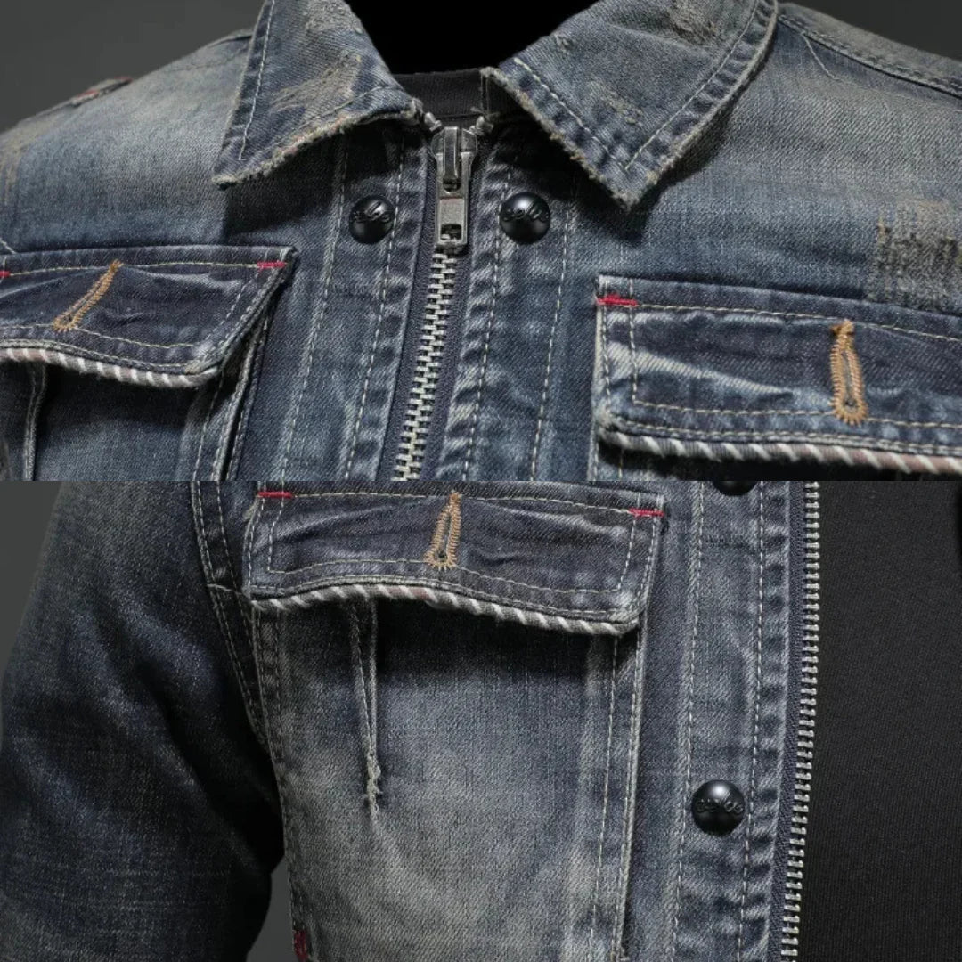 Inés™ | Chaqueta tejana clásica hombre