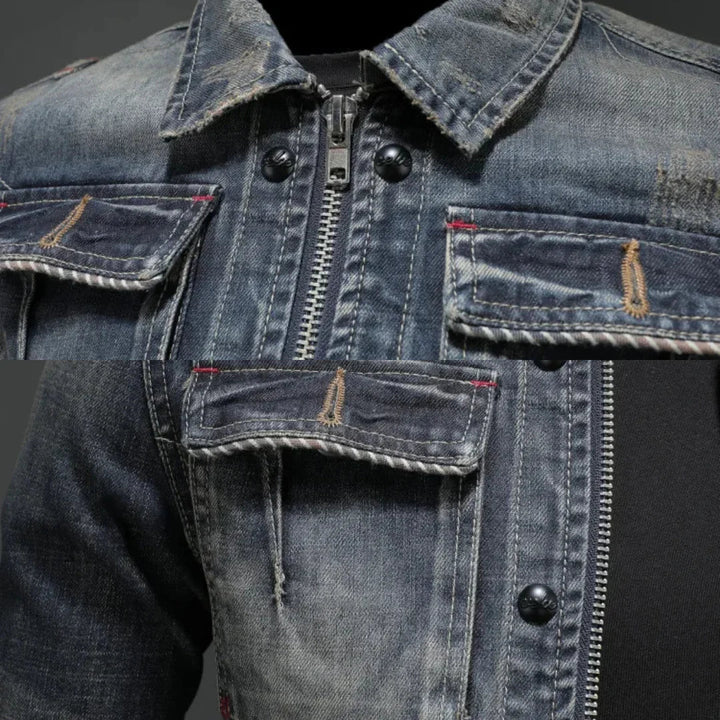 Inés™ | Chaqueta tejana clásica hombre