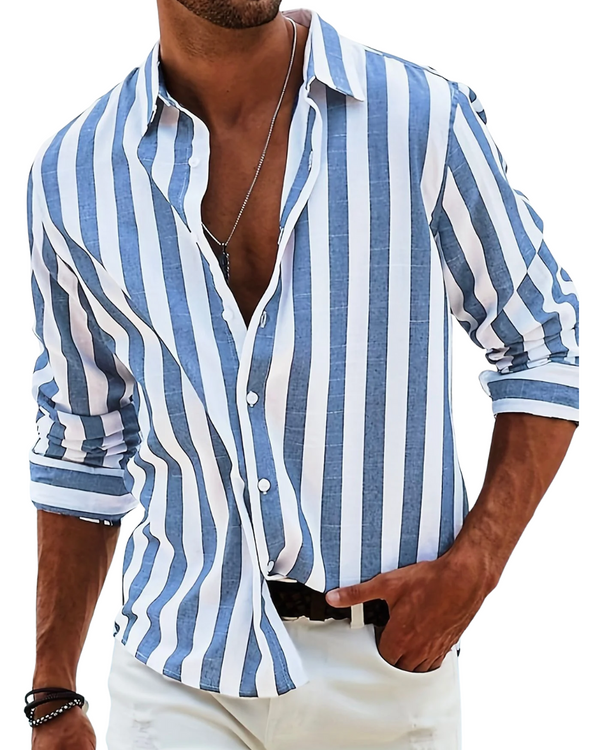 Joan™ | Camisa de Rayas Clásica