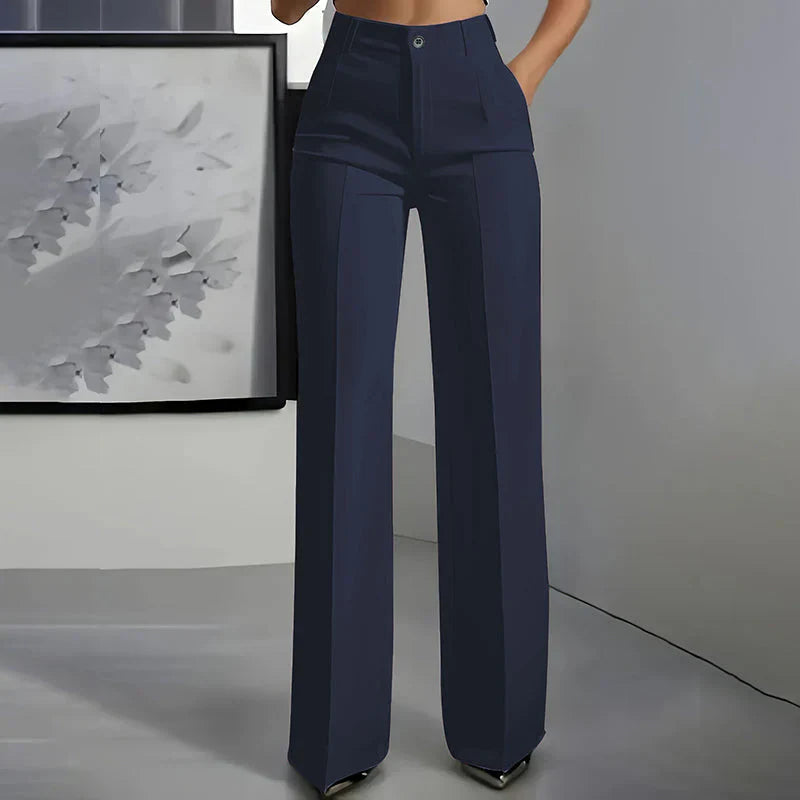 Andrea™ | Pantalones tiro alto impecables