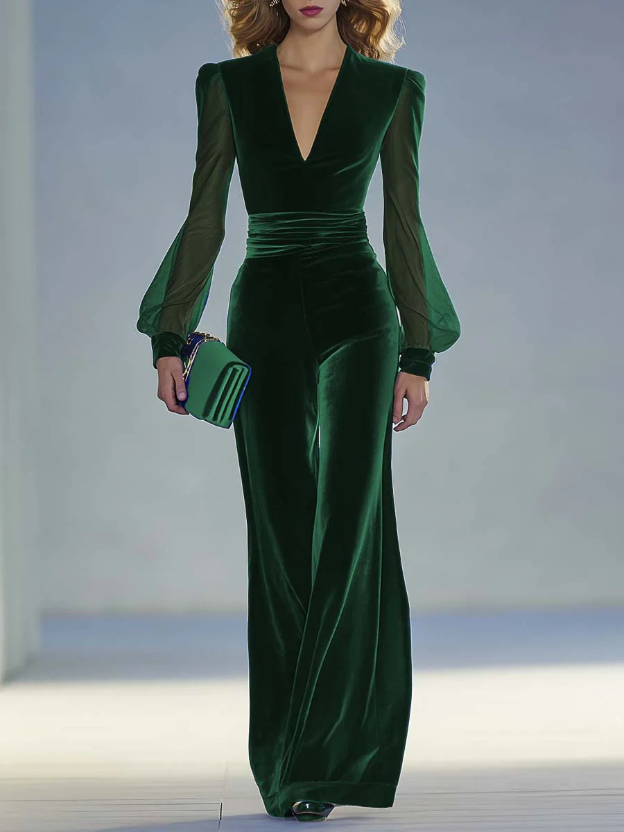 Vega™ | Vestido malla escote V