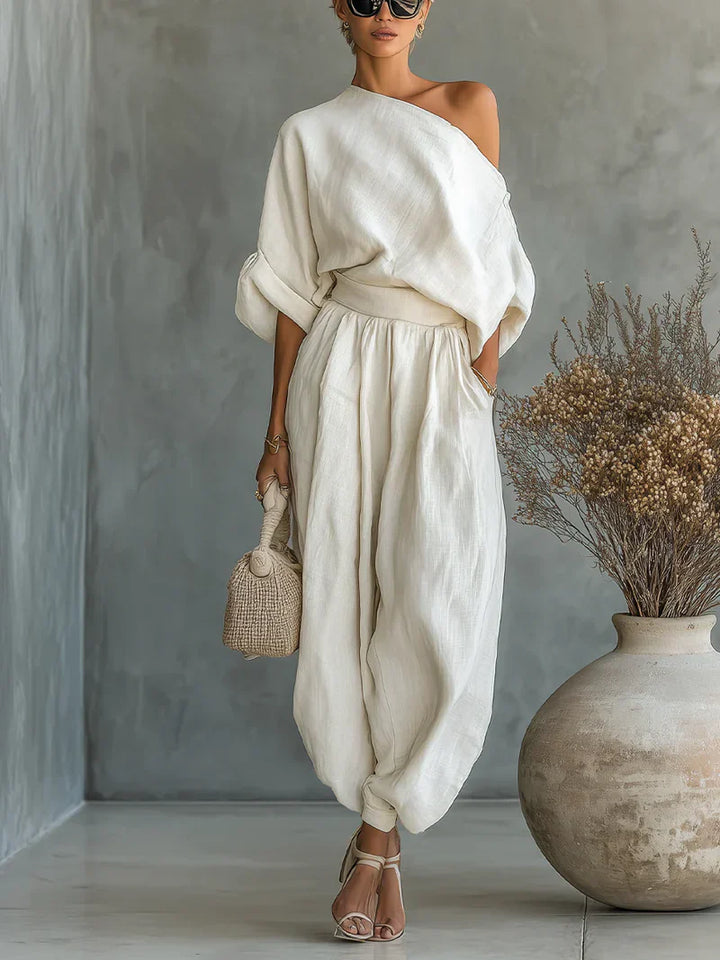 Clara™ | Hombros Descubiertos Minimalista