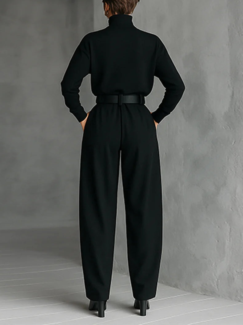 Sofía™ | Cuello Alto y Pantalón Recto