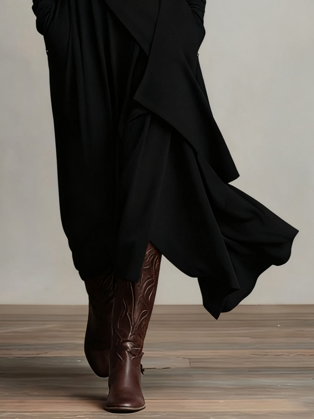 Martina™ | Vestido plisado asimétrico