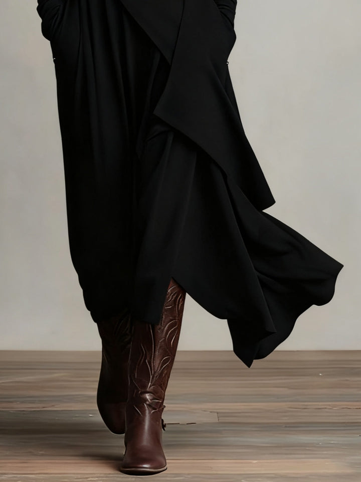 Martina™ | Vestido plisado asimétrico