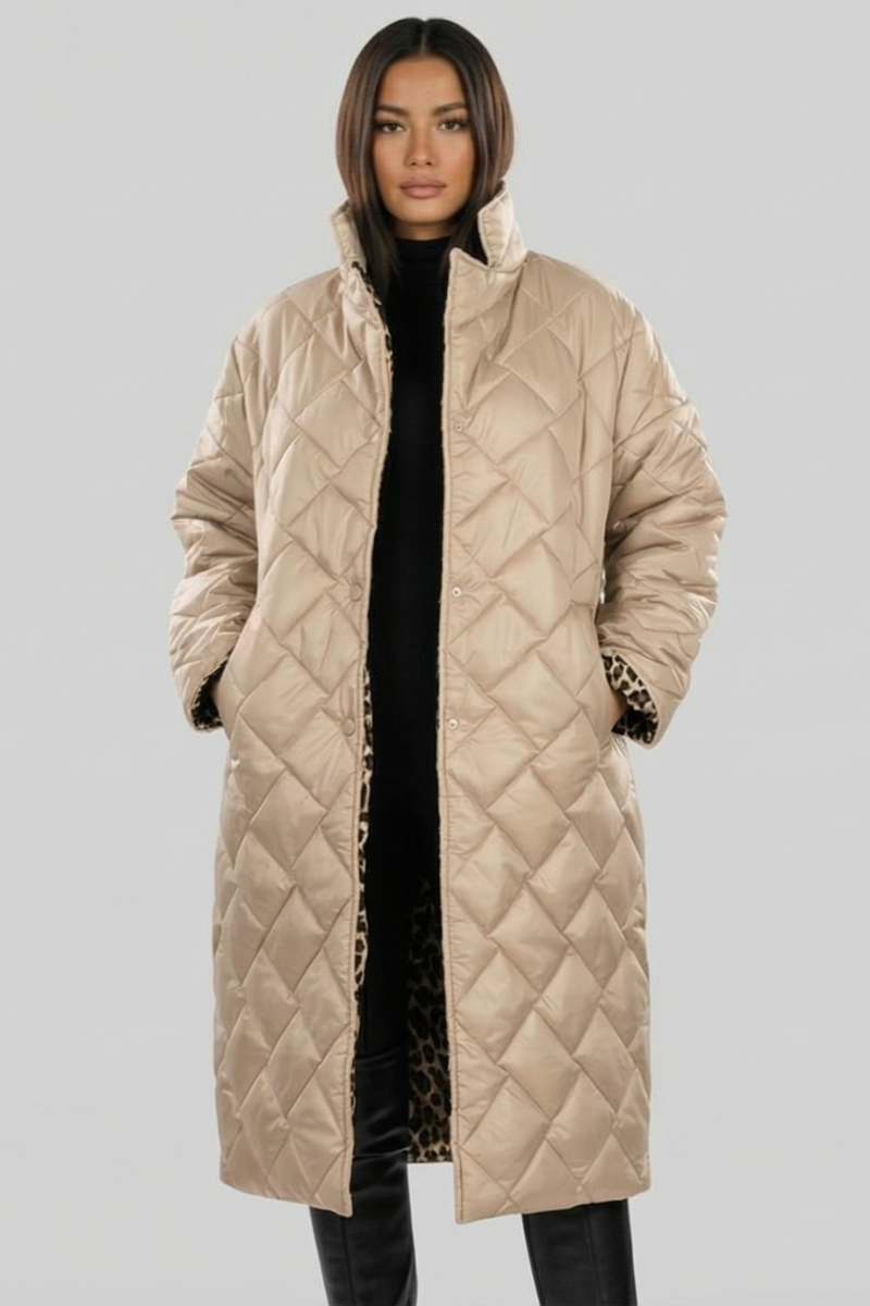 Celia™ | Abrigo Leopardo Elegante