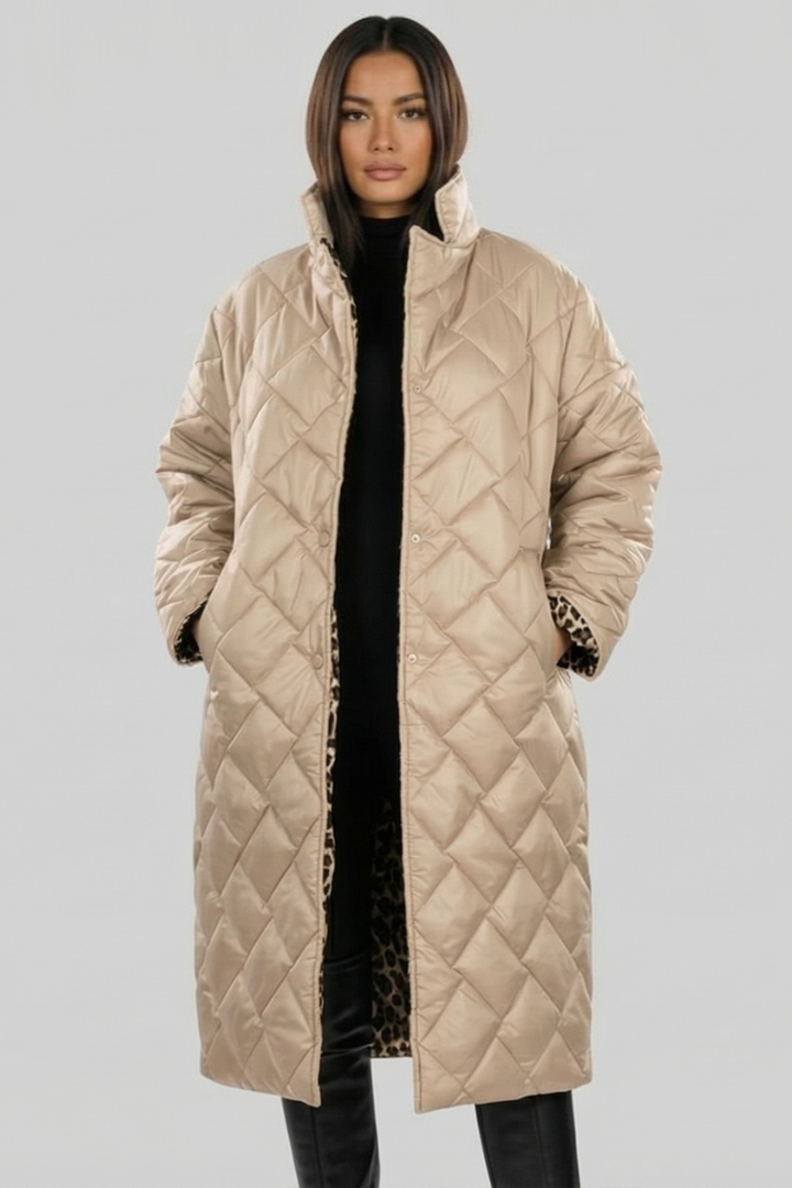 Celia™ | Abrigo Leopardo Elegante