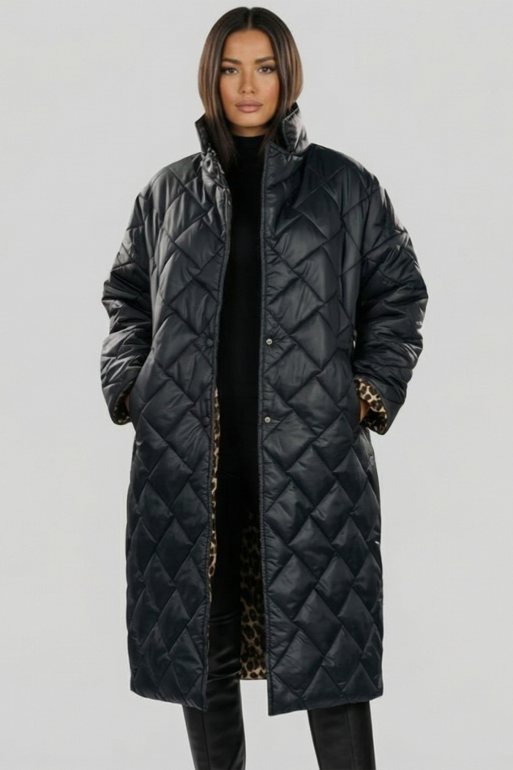 Celia™ | Abrigo Leopardo Elegante