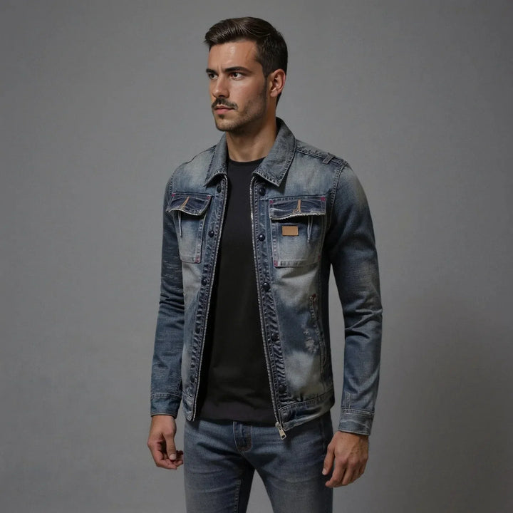 Inés™ | Chaqueta tejana clásica hombre