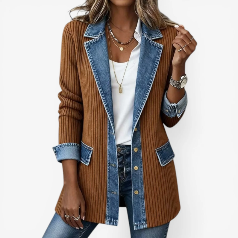 Clara™ | Chaqueta Denim Algodón