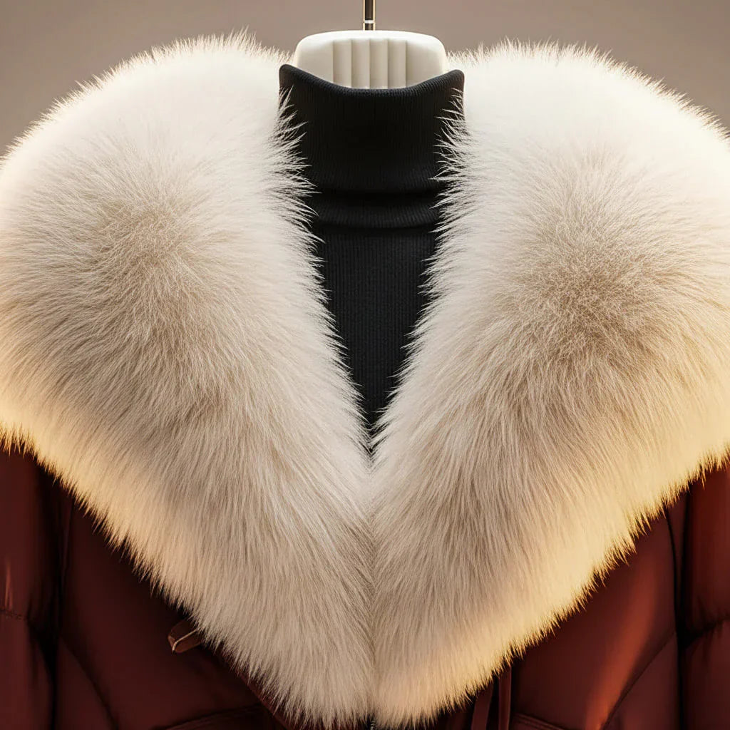 Emma™ | Abrigo Acolchado Cuello Pelo
