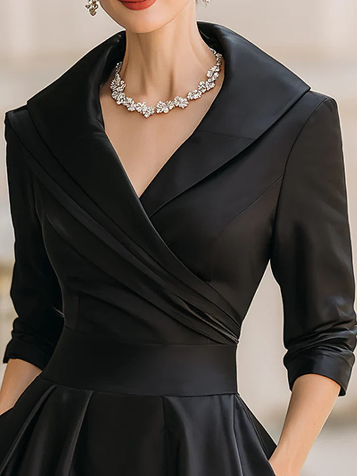 Rocío™ | Vestido Midi Satinado