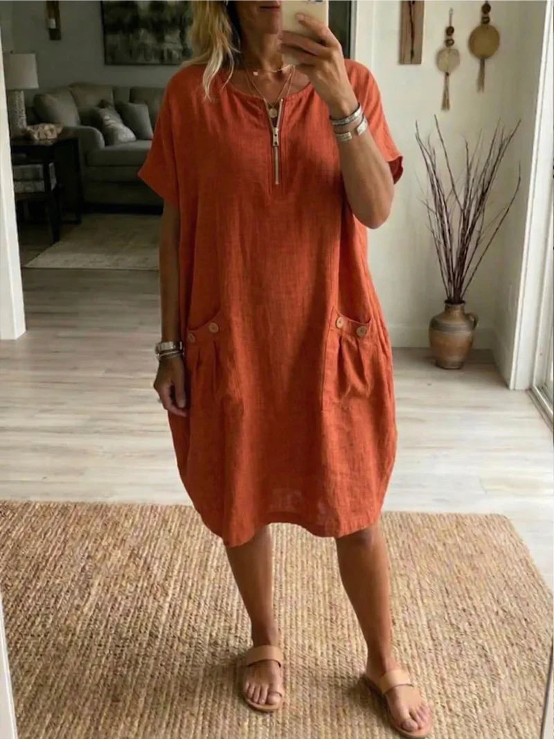 Lucía™ | Vestido minimalista con cremallera