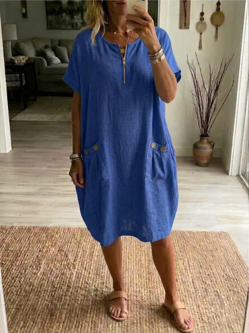 Lucía™ | Vestido minimalista con cremallera