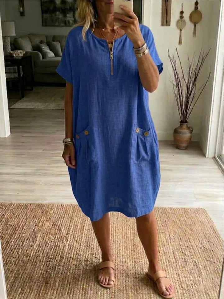 Lucía™ | Vestido minimalista con cremallera