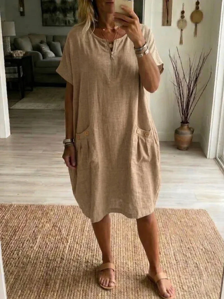 Lucía™ | Vestido minimalista con cremallera