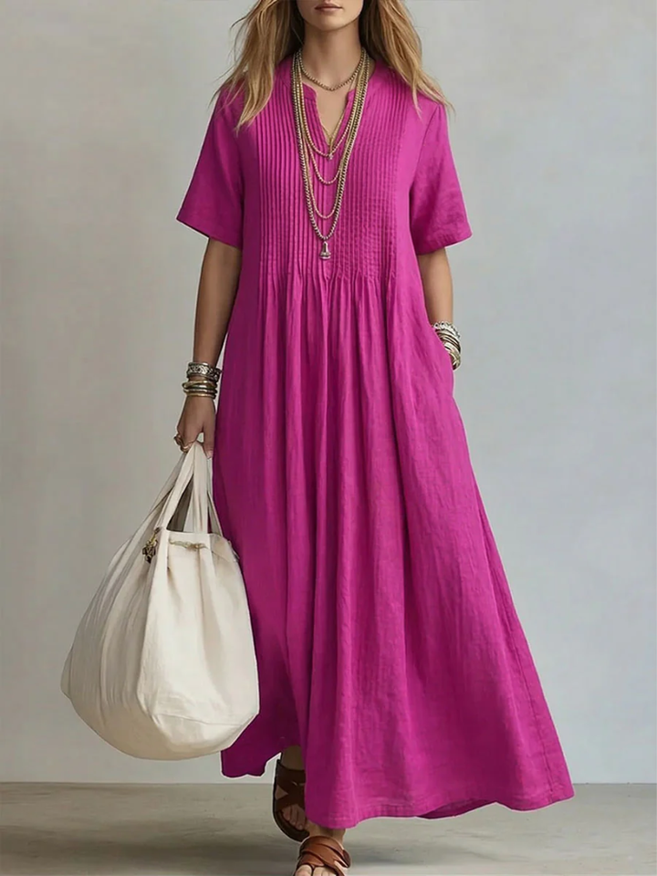 Nuria™ | Vestido Plisado Minimalista