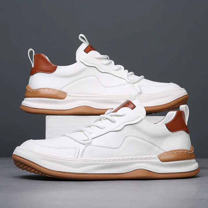 Laia™ | Zapatillas de piel sintética noble